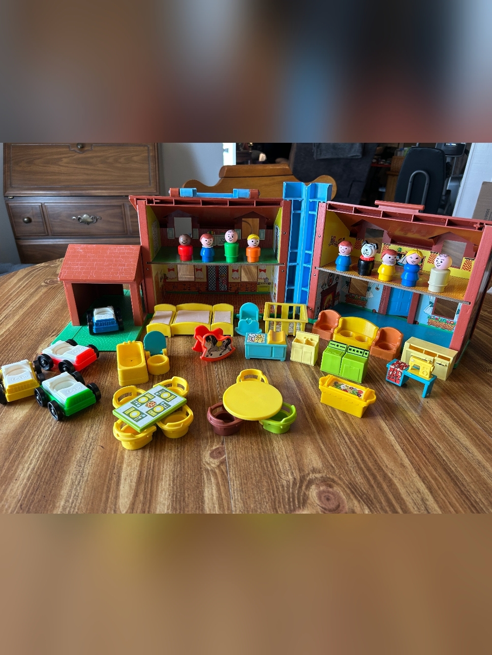 Vintage Fisher Price Little People Tudor House